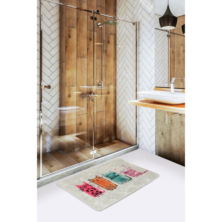 Latitude Run® Melique Antibacterial Bath Rug Wayfair